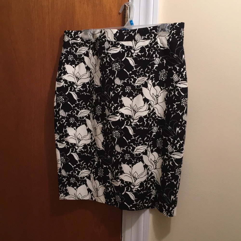 J crew floral skirt